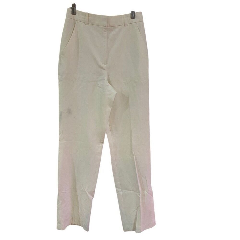 A.L.C. NWT size 6 ivory pants pockets DEFECT- dirty on pant leg see photo